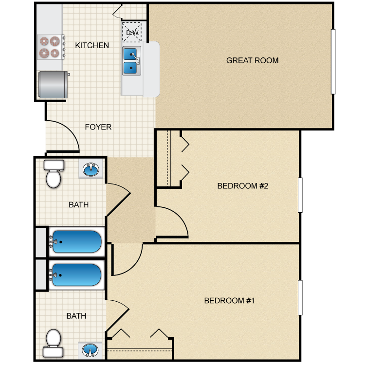 Rental - Lakeside Terrace Apartments