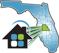 Map showing the location of Winter Haven in Florida